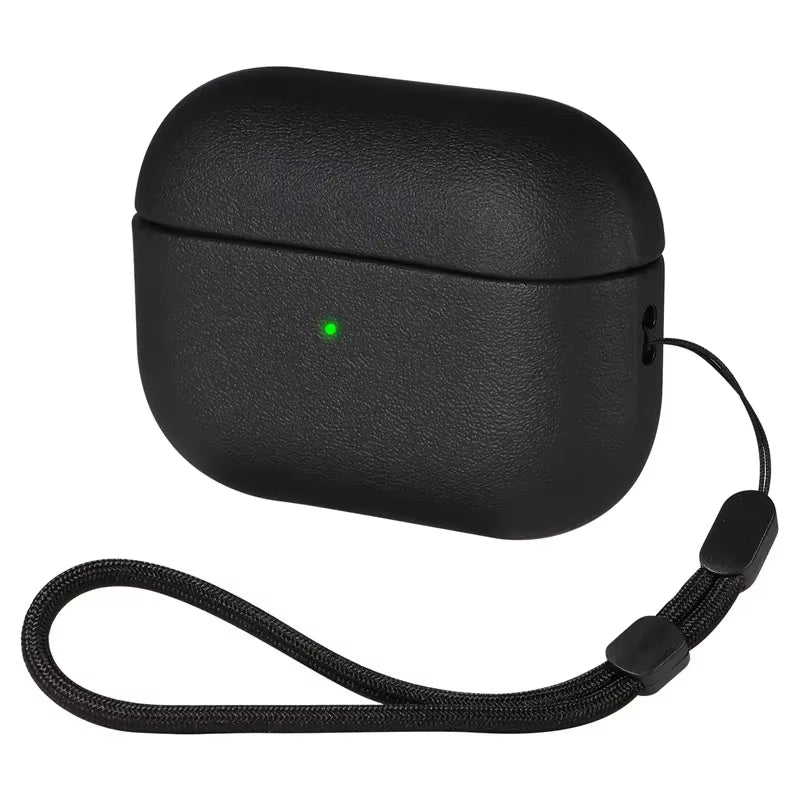 Leather Grain Case for Airppods Pro 2 for Airpods Pro 3 Case Airpods 4 3 Apple Bluetooth Earphone Accessories Protect Machine